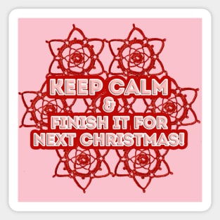 Crochet snowflake Sticker